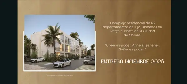Departamento en venta en Dzitya, Mérida — foto 2 de 8