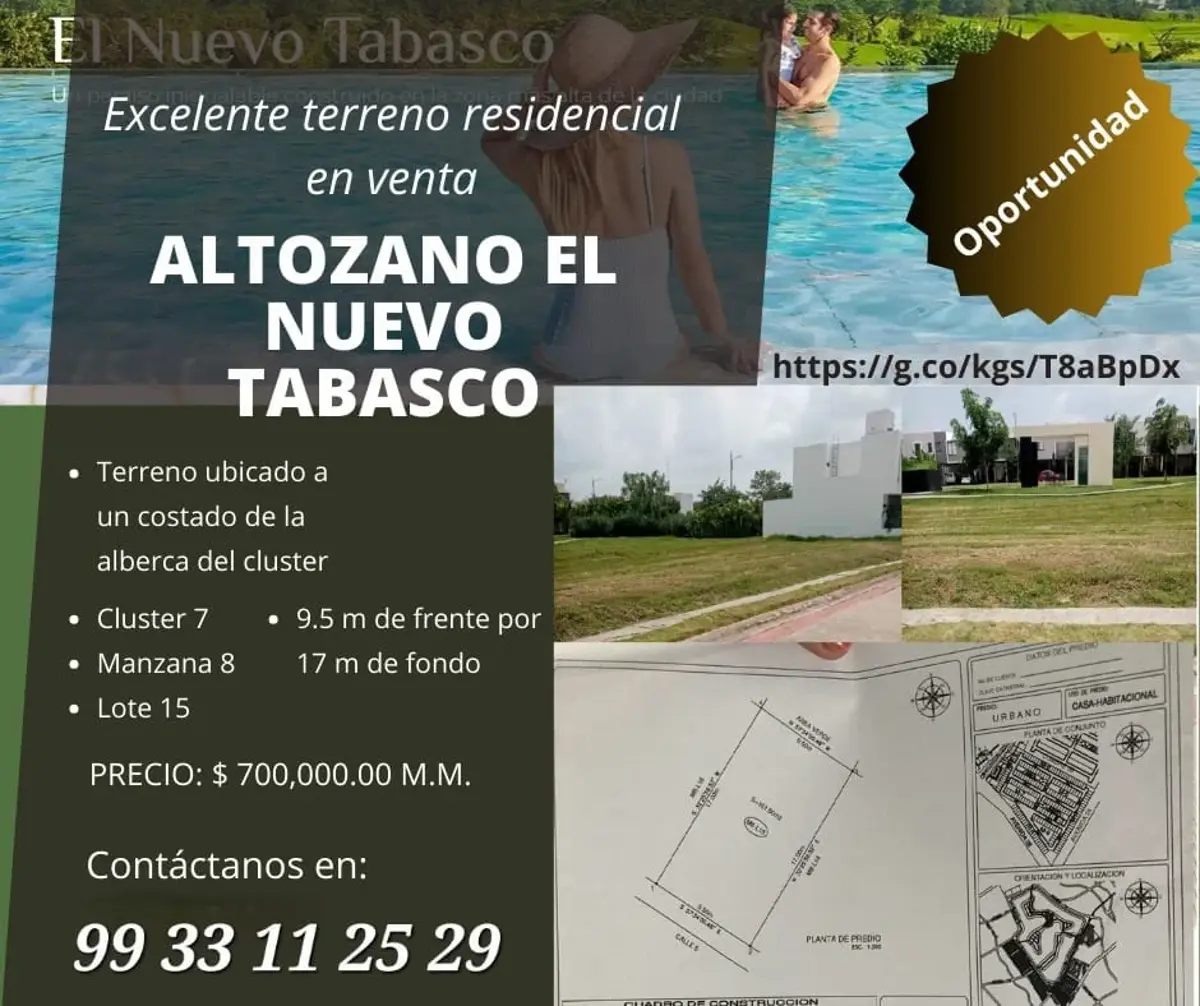 Terreno en venta en Altozano, Centro — foto 1 de 4