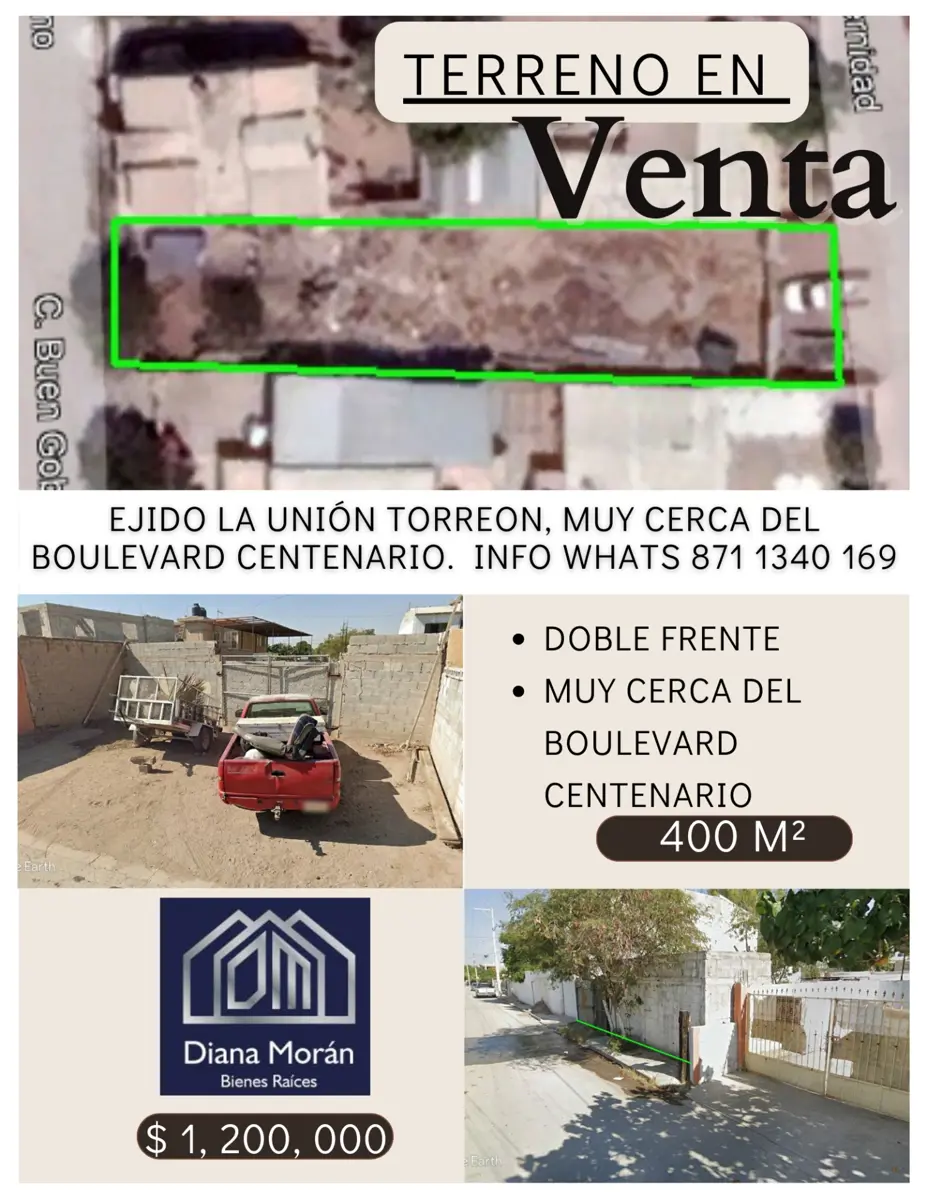 Terreno en Venta en La Union, Torreón, Coahuila de Zaragoza
