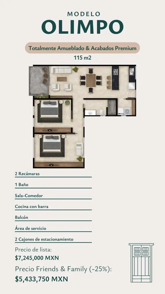 Departamento en venta en Chicxulub, Chicxulub Pueblo — foto 1 de 15