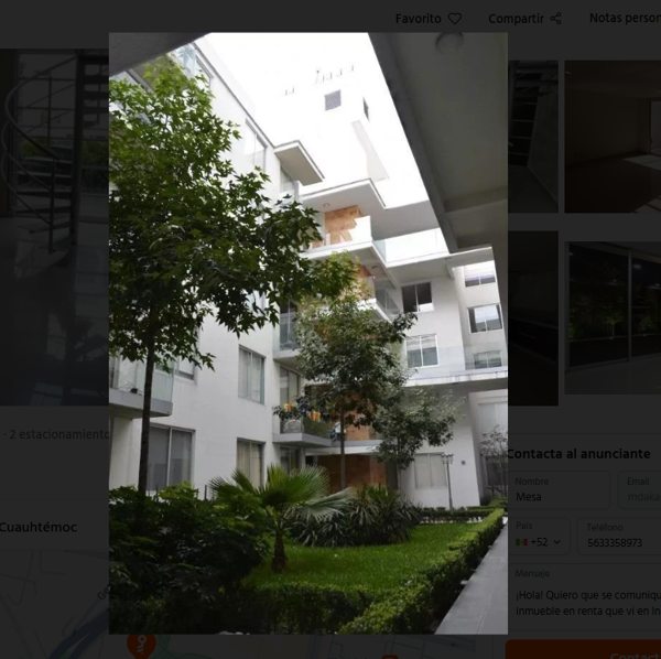 Departamento en renta en Cuauhtemoc, Cuauhtémoc — foto 2 de 24