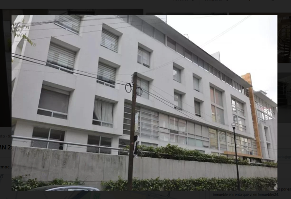 Departamento en renta en Cuauhtemoc, Cuauhtémoc, Ciudad de México