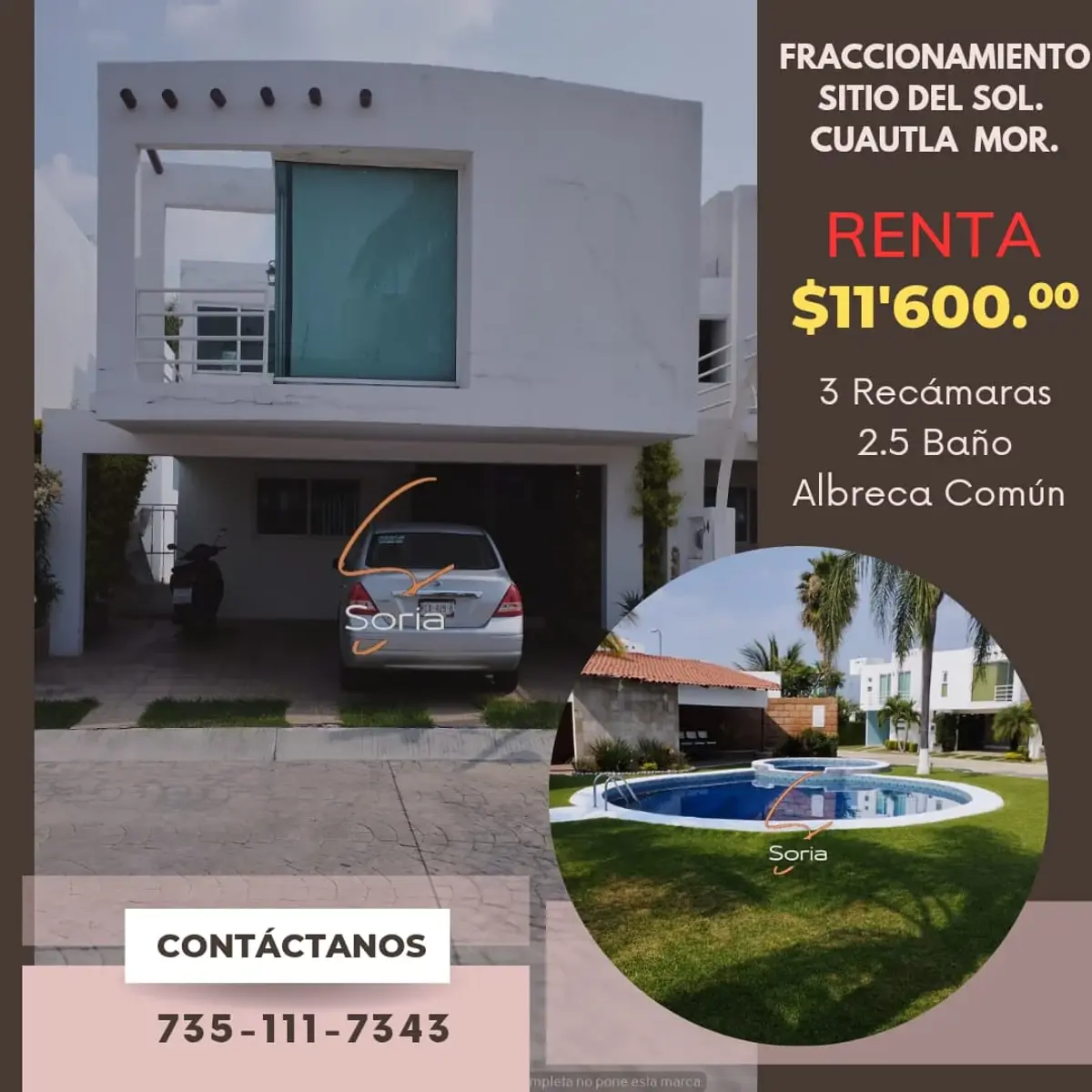 Casa en renta en Sitio del Sol, Cuautla — foto 1 de 25