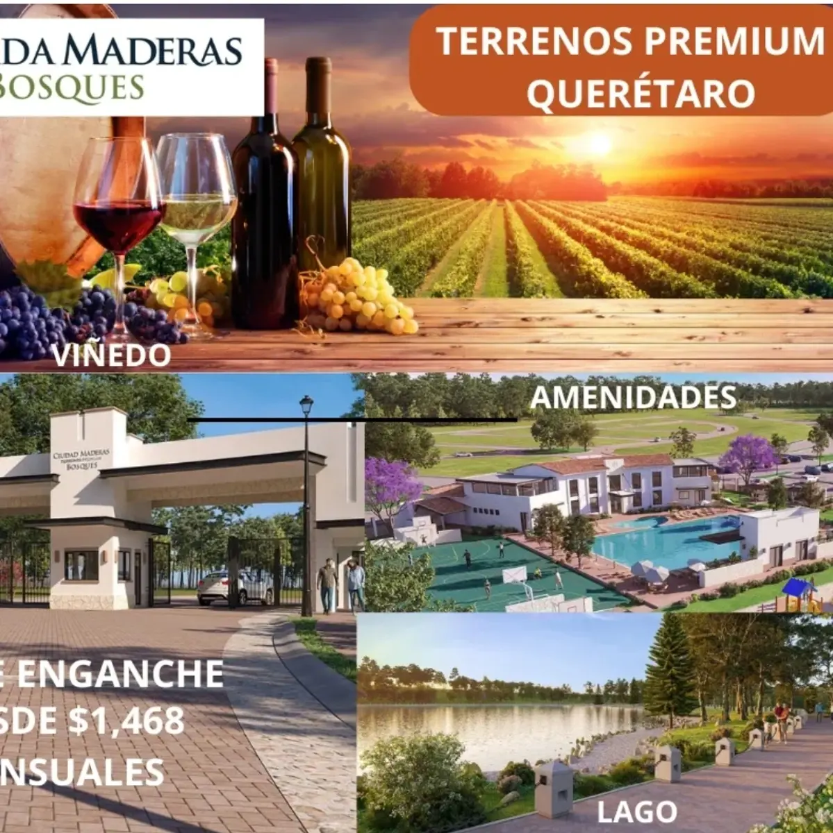 Terreno en venta en El Pedregal, Tequisquiapan