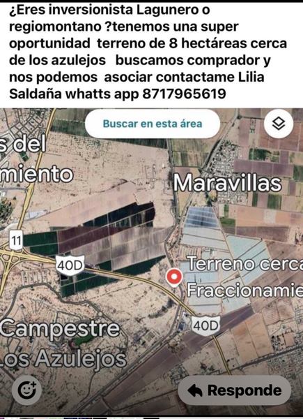 Terreno en venta en La Concha, Torreón — foto 3 de 3