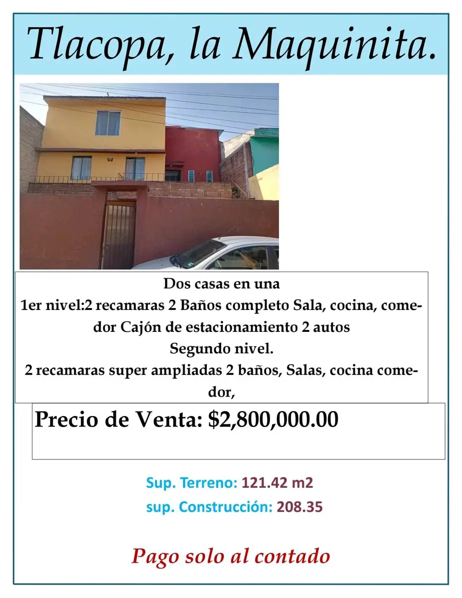 Casa en venta en Tlacopa, Toluca — foto 1 de 7