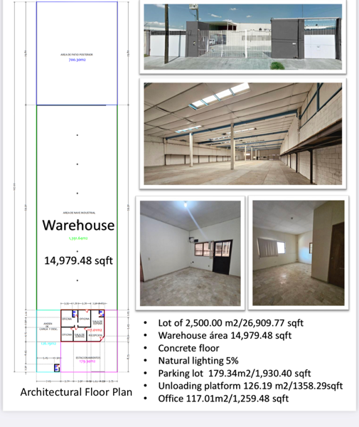 Nave en renta en Pequeña Zona Industrial, Torreón, Coahuila de Zaragoza Nave en renta en Pequeña Zona Industrial, Torreón, Coahuila de Zaragoza