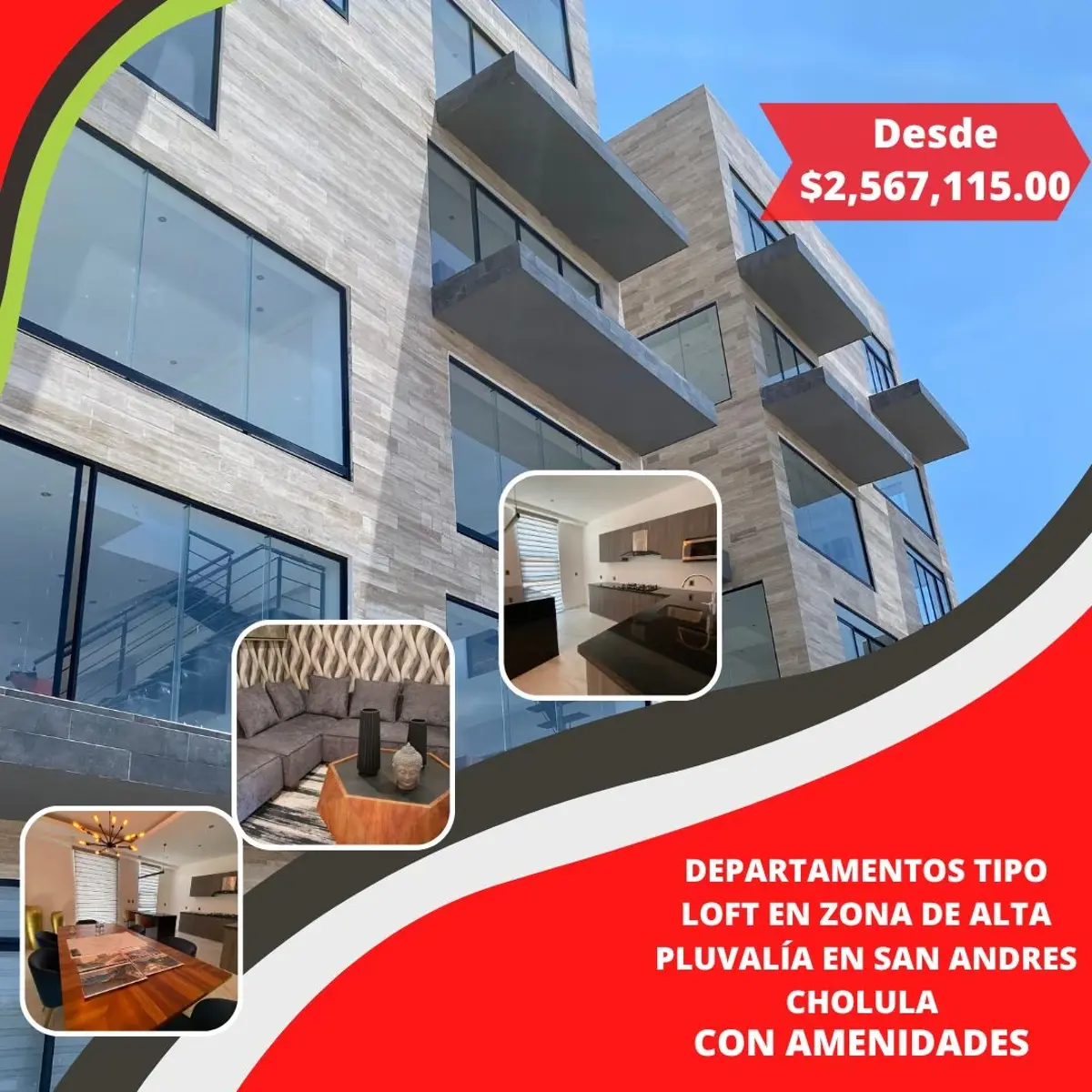Departamento en venta en San Andrés, San Andrés Cholula — foto 1 de 14