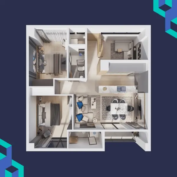 Departamento en venta en La Arboleda, Torreón — foto 2 de 8