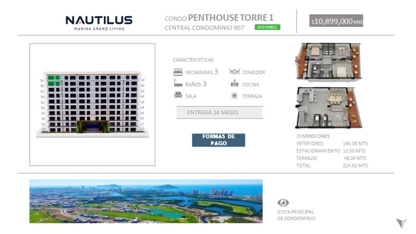 Departamento en venta en Marina Mazatlan, Mazatlán — foto 2 de 9