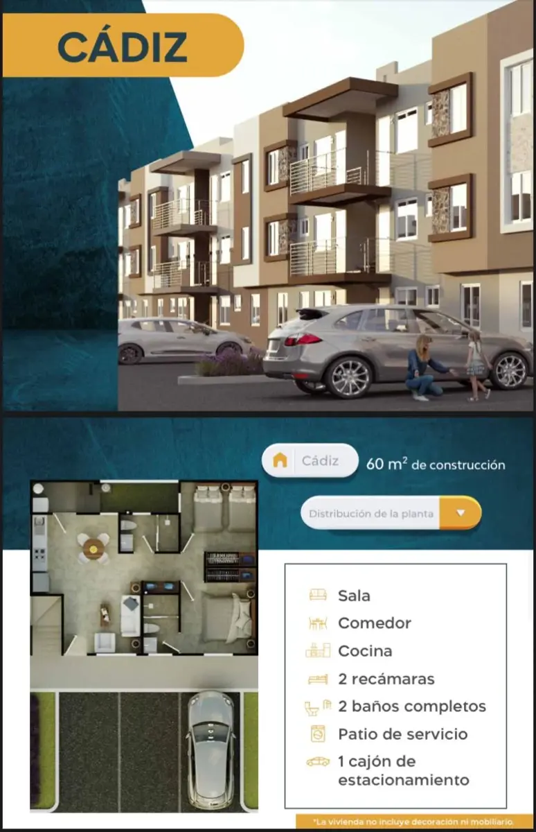 Departamento en venta en Real Belmonte, Tecámac — foto 1 de 18