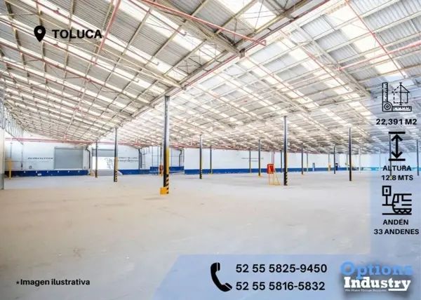 Nave en renta en Toluca, Toluca — foto 3 de 3