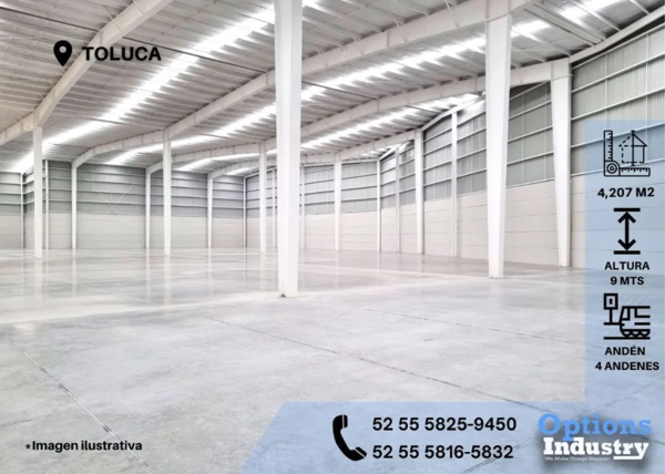 Nave en renta en Toluca, Toluca — foto 3 de 3