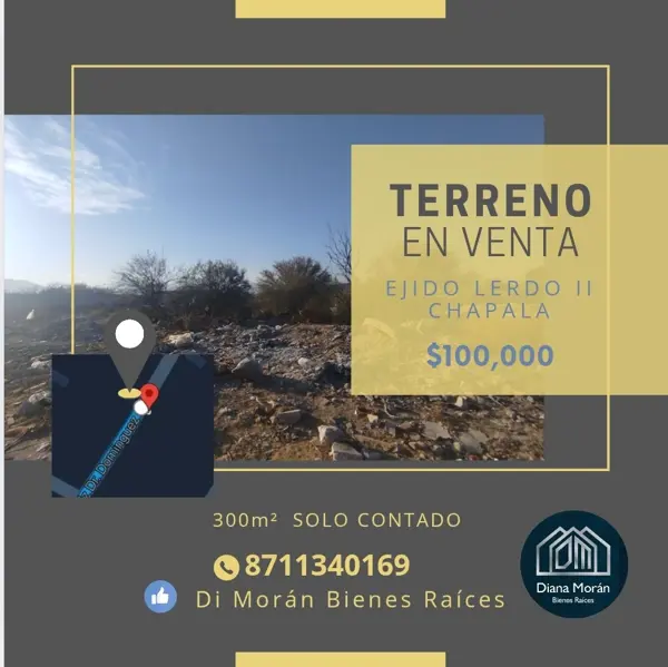 Terreno en venta en Lerdo II, Lerdo, Durango