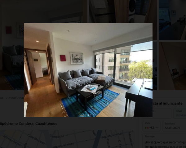 Departamento en renta en Hipódromo Condesa, Cuauhtémoc — foto 2 de 18