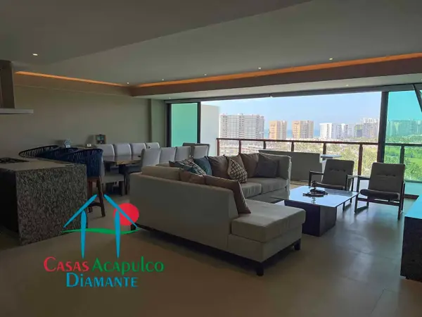 Departamento en renta vacacional con 4 recámaras para 12 personas Departamento en renta vacacional con 4 recámaras para 12 personas