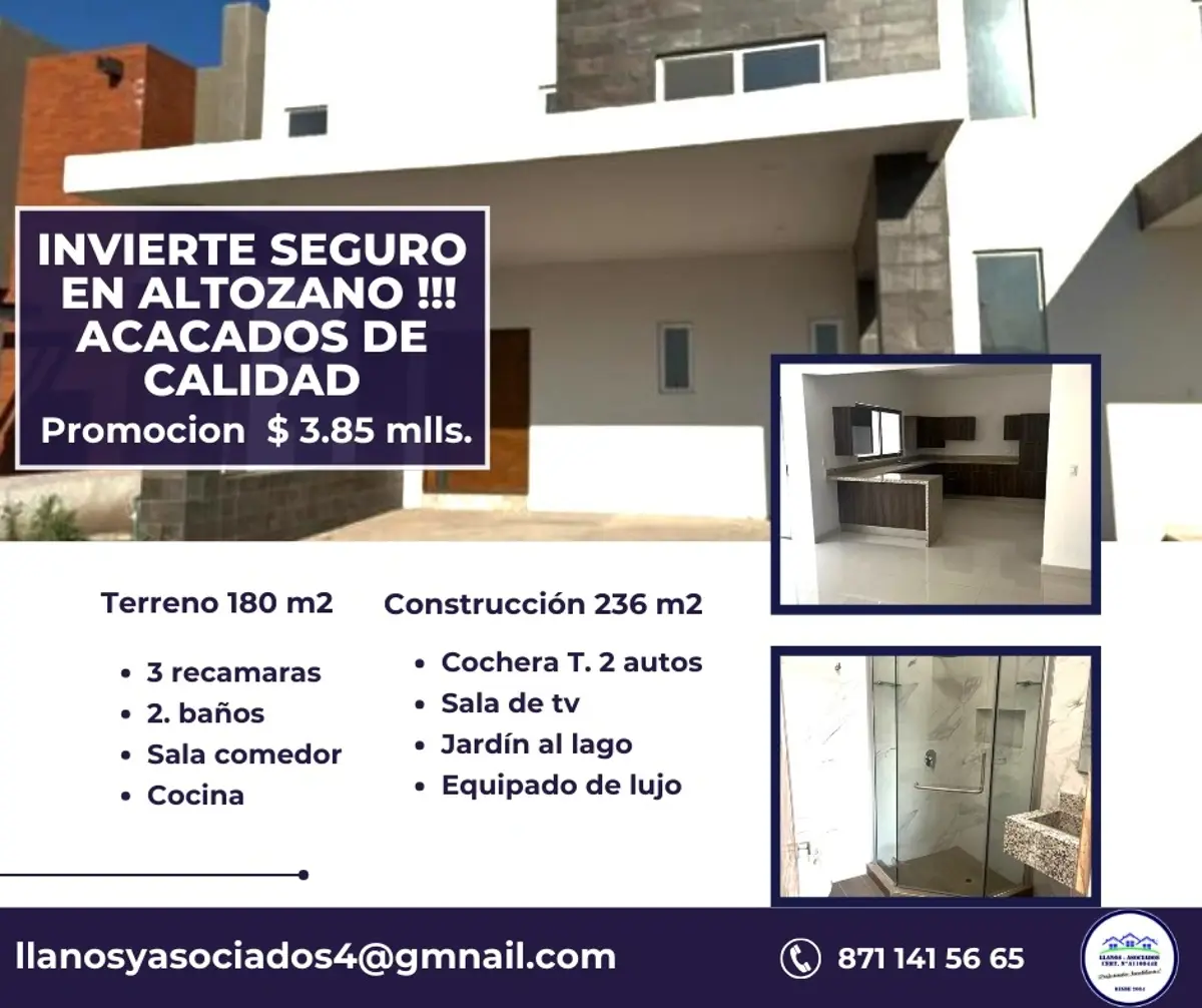 Casa en Venta en Altozano la Nueva Laguna, Gómez Palacio, Durango