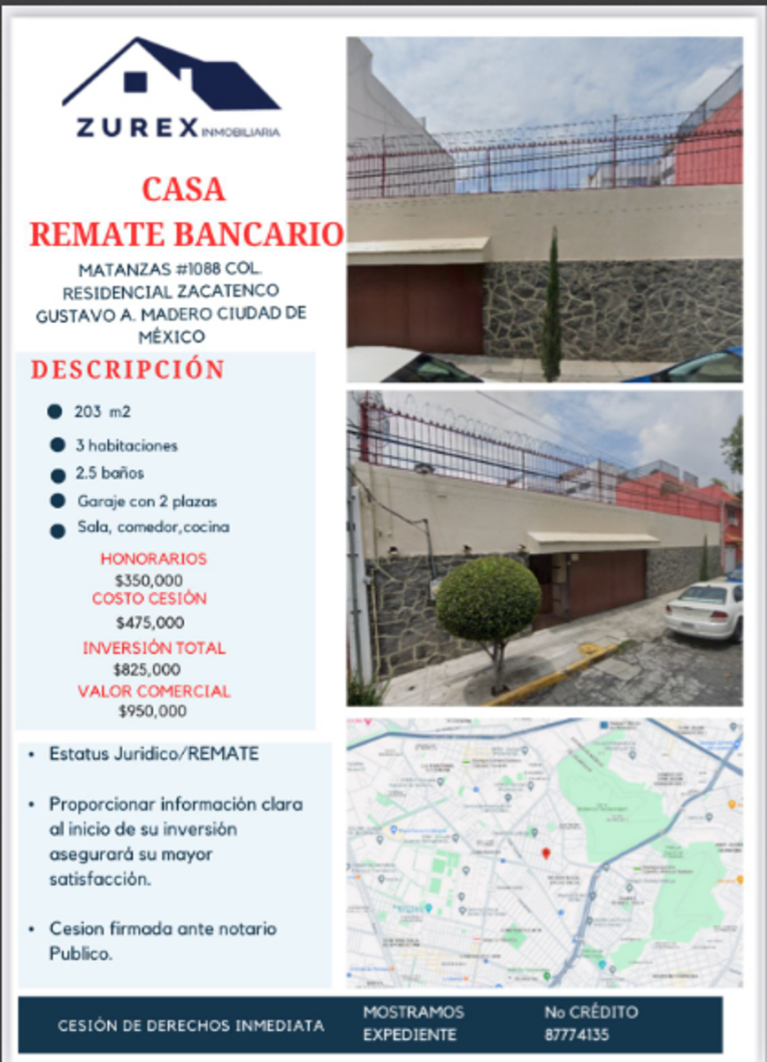 Casa en venta en Residencial Zacatenco, Gustavo A. Madero — foto 1 de 3