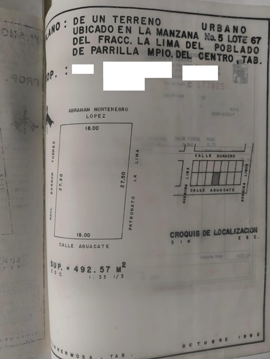 Terreno en venta en La Lima, Centro