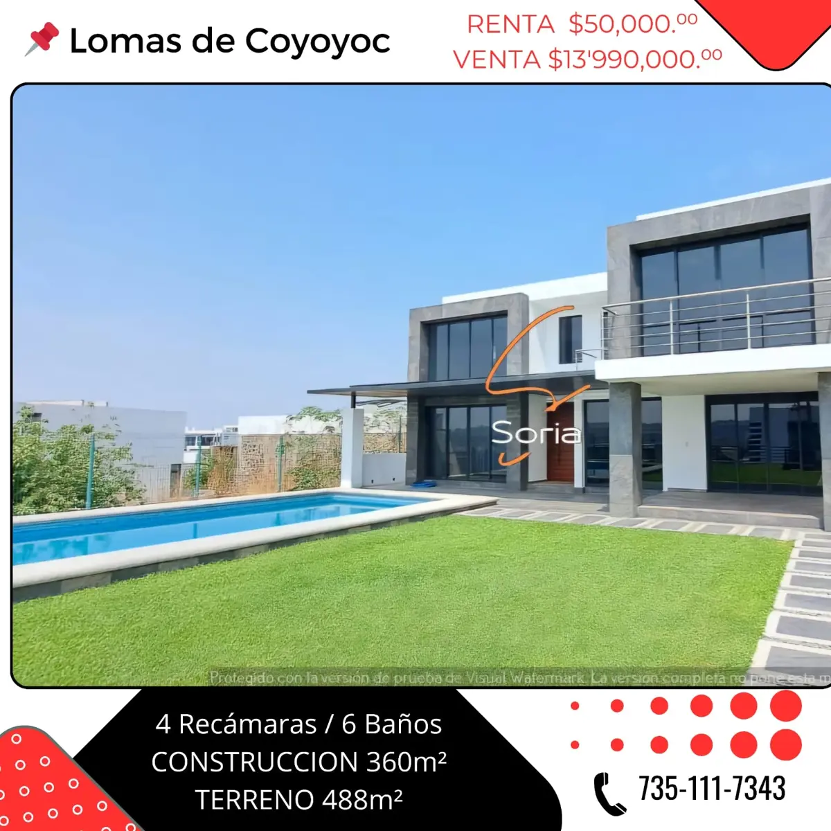 Casa en renta en Lomas de Cocoyoc, Atlatlahucan — foto 1 de 42