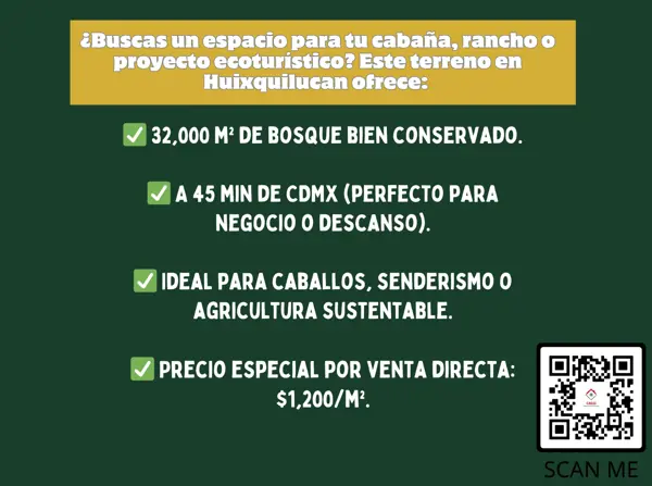 Terreno en venta en Piedra Grande, Huixquilucan — foto 3 de 4