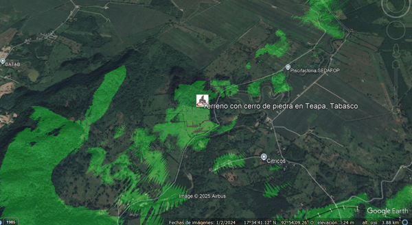 Terreno en venta en Teapa Centro, Teapa, Tabasco