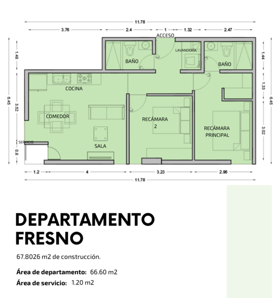 Departamento en venta en Ampliación Senderos, Torreón — foto 3 de 10