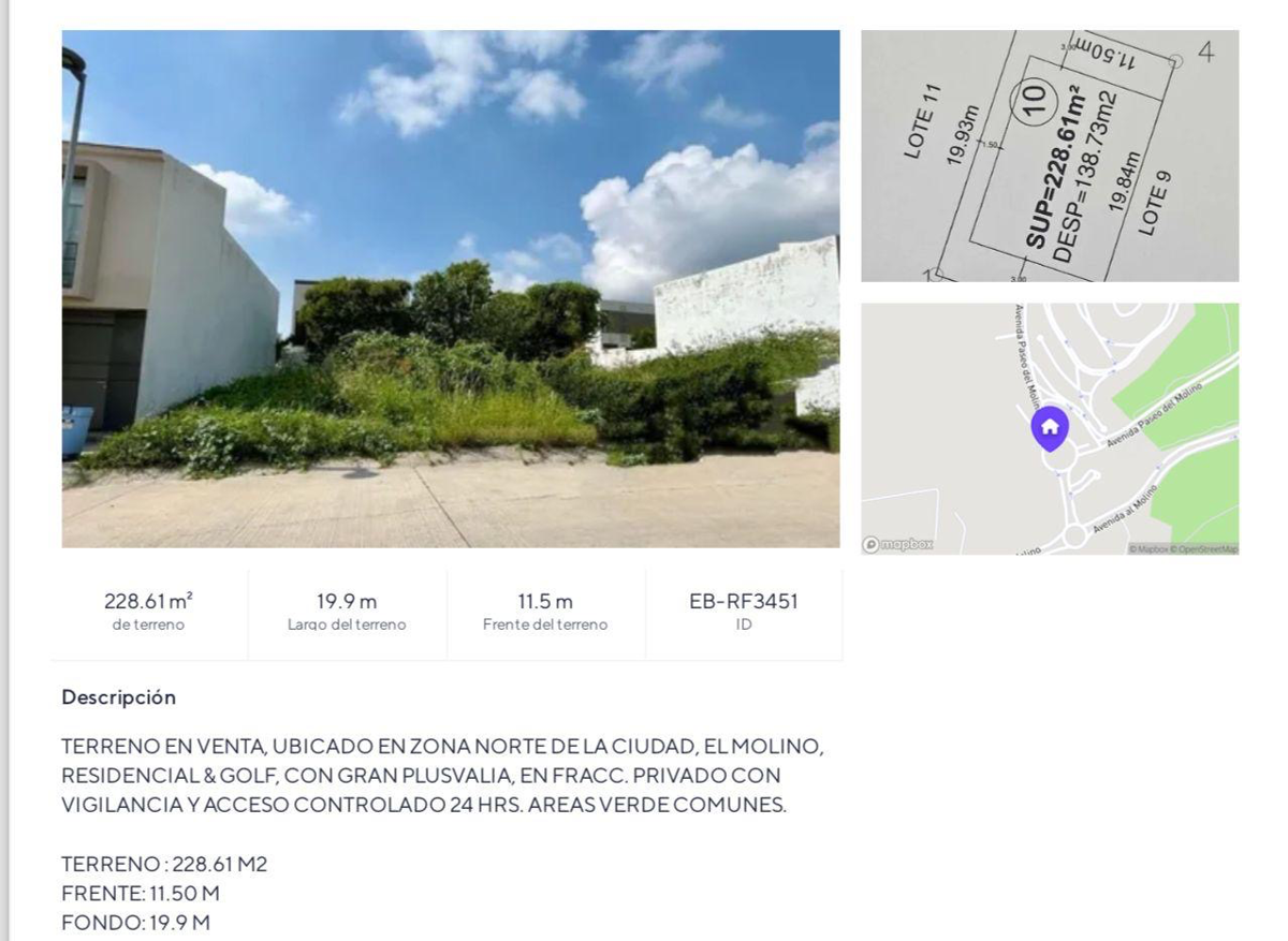 Terreno en venta en El Molino Residencial y Golf, León — foto 1 de 6