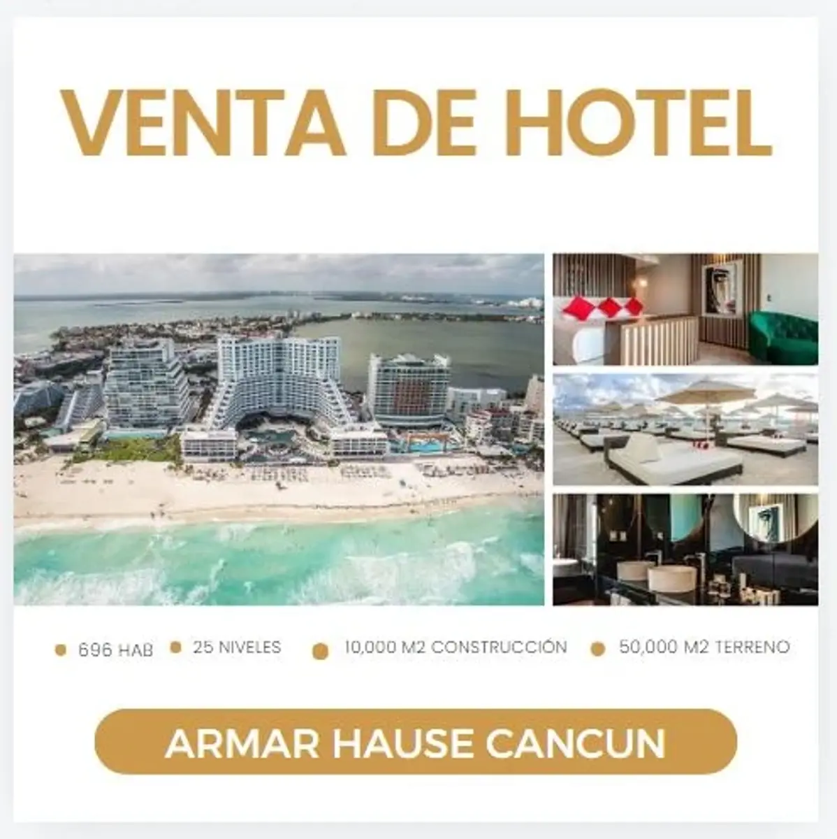 Hotel en venta en Cancún (Internacional de Cancún), Benito Juárez — foto 1 de 41