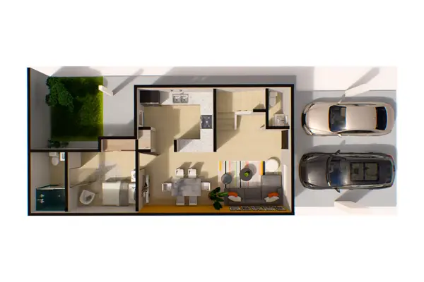 Casa en venta en Alborán Residencial, Juárez — foto 3 de 3