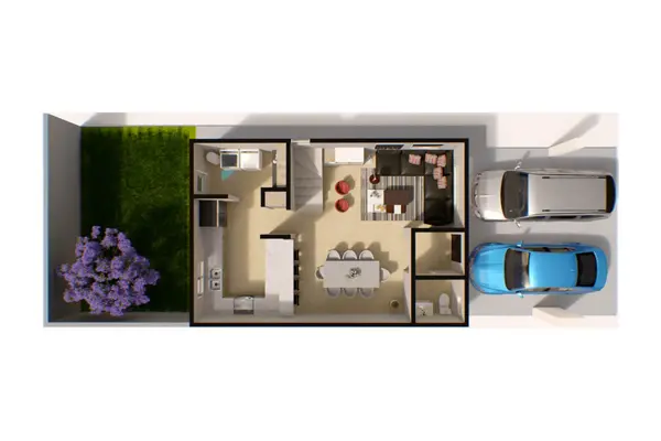 Casa en venta en Alborán Residencial, Juárez — foto 2 de 4
