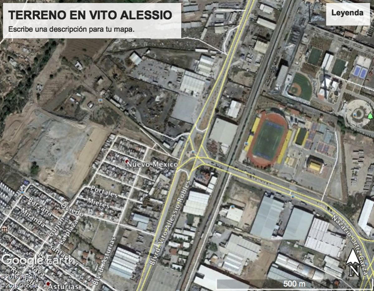 Terreno en venta en Nuevo Mexico, Saltillo — foto 1 de 4