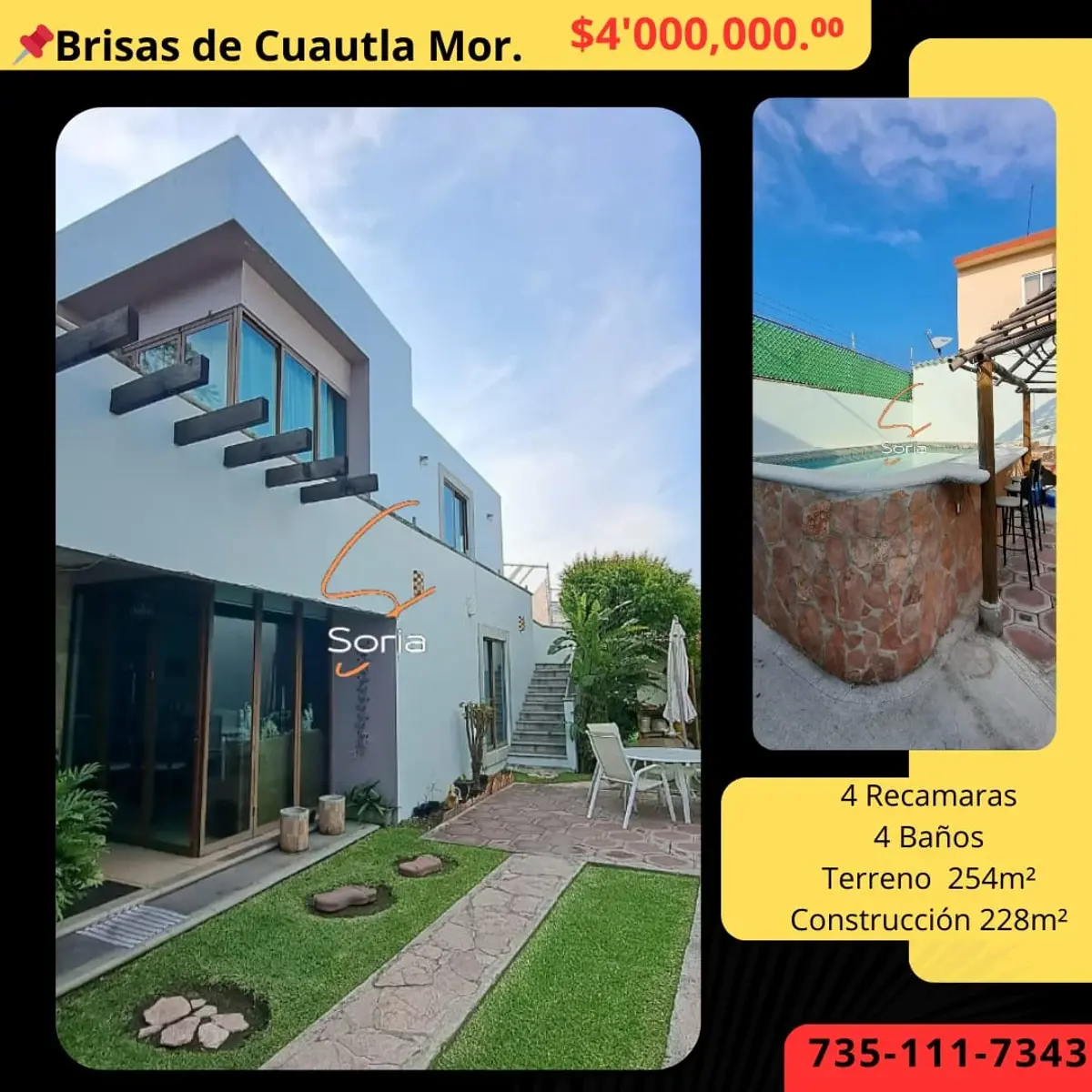 Casa en venta en Brisas de Cuautla, Cuautla — foto 1 de 40