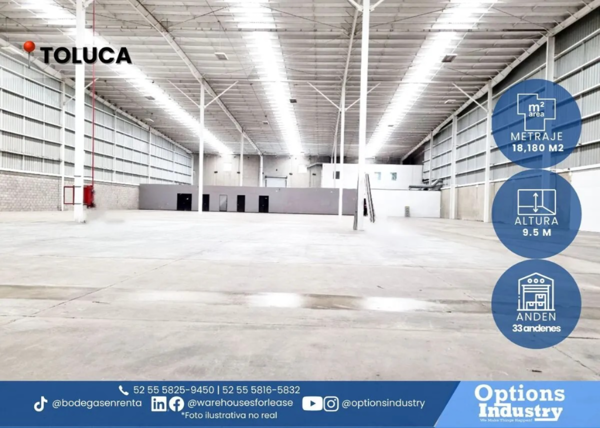 Bodega en renta en Toluca, Toluca — foto 3 de 3