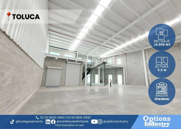 Bodega en renta en Toluca, Toluca — foto 3 de 3