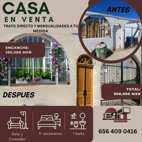 Casa en venta en Las Haciendas, Juárez — foto 2 de 2