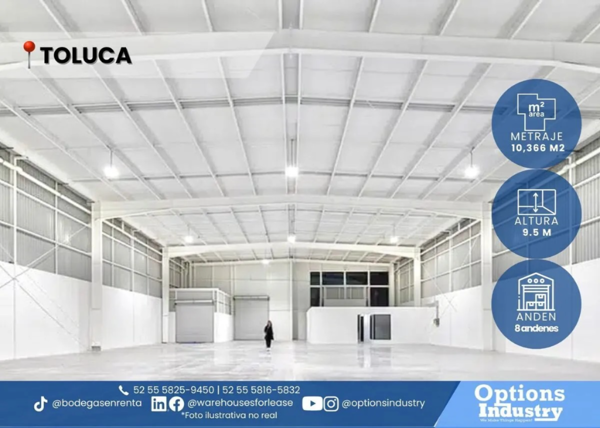 Bodega en renta en Toluca, Toluca — foto 3 de 3
