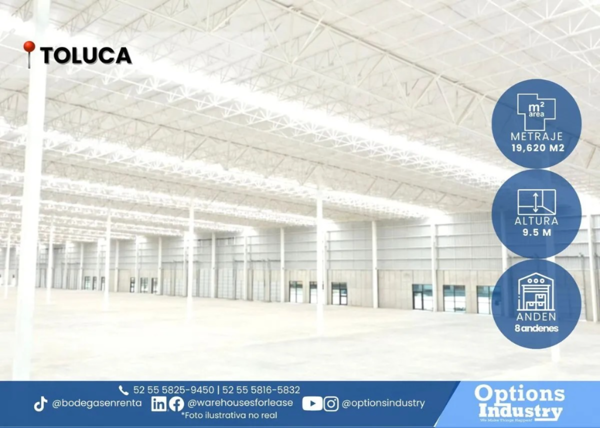 Nave en renta en Toluca, Toluca — foto 2 de 3