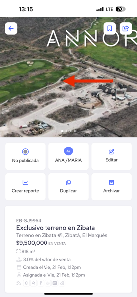 Terreno en venta en Zibatá, El Marqués — foto 3 de 3