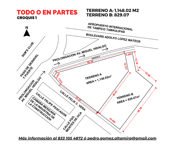 Terreno en renta en Nuevo Aeropuerto, Tampico — foto 3 de 11