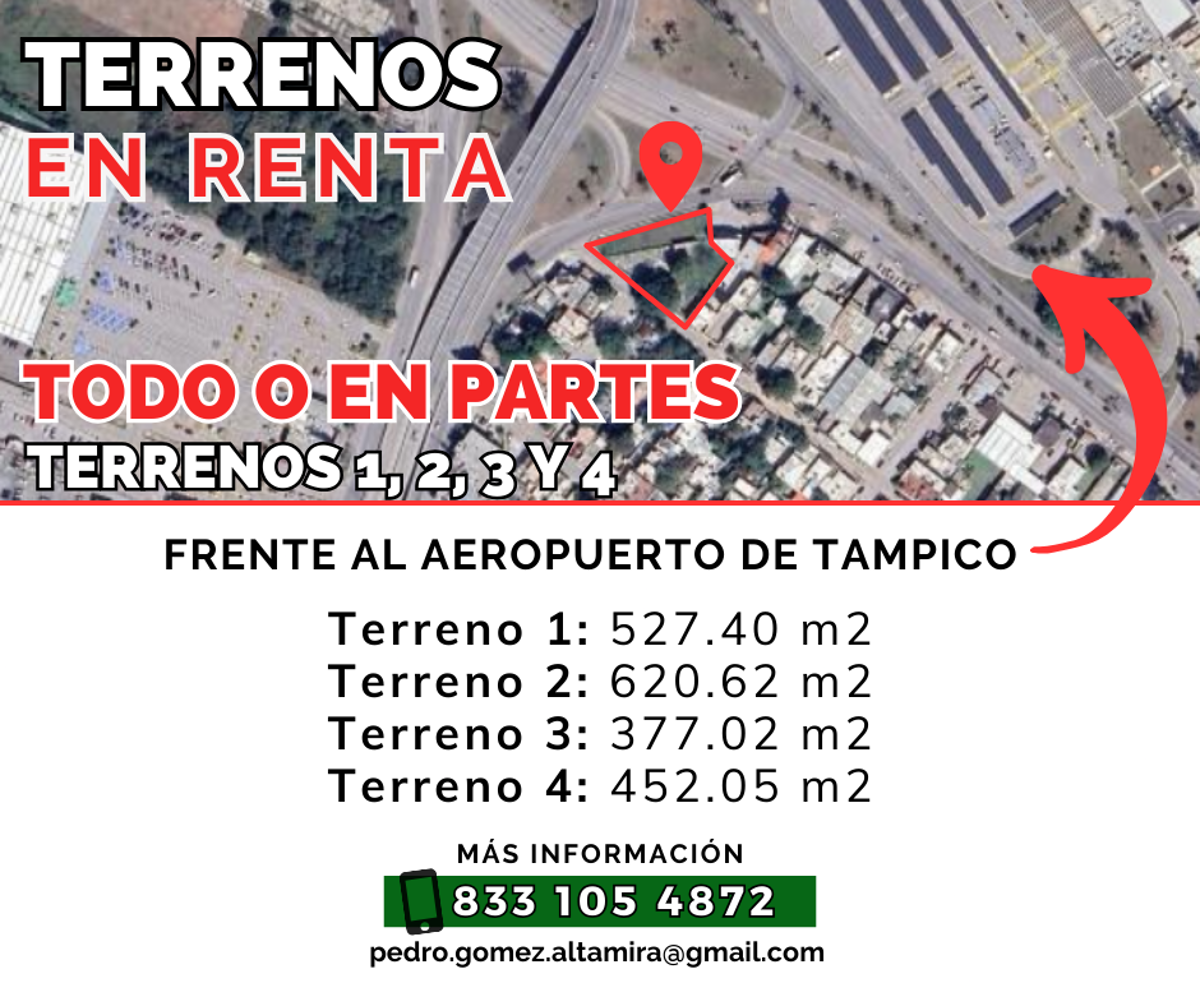 Terreno en renta en Nuevo Aeropuerto, Tampico — foto 1 de 11