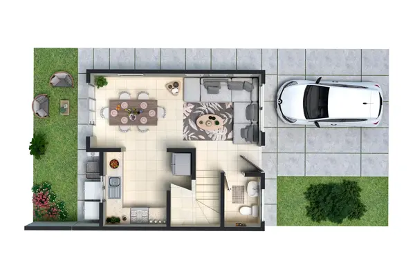 Casa en venta en Los Héroes Lincoln, García — foto 3 de 3