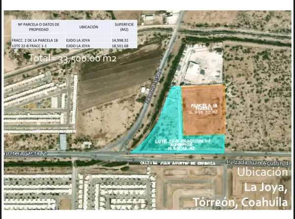 Terreno en venta en La Joya, Torreón — foto 2 de 2