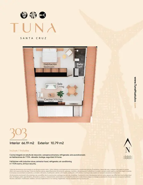 Departamento en venta en Sector E, Santa María Huatulco — foto 3 de 6