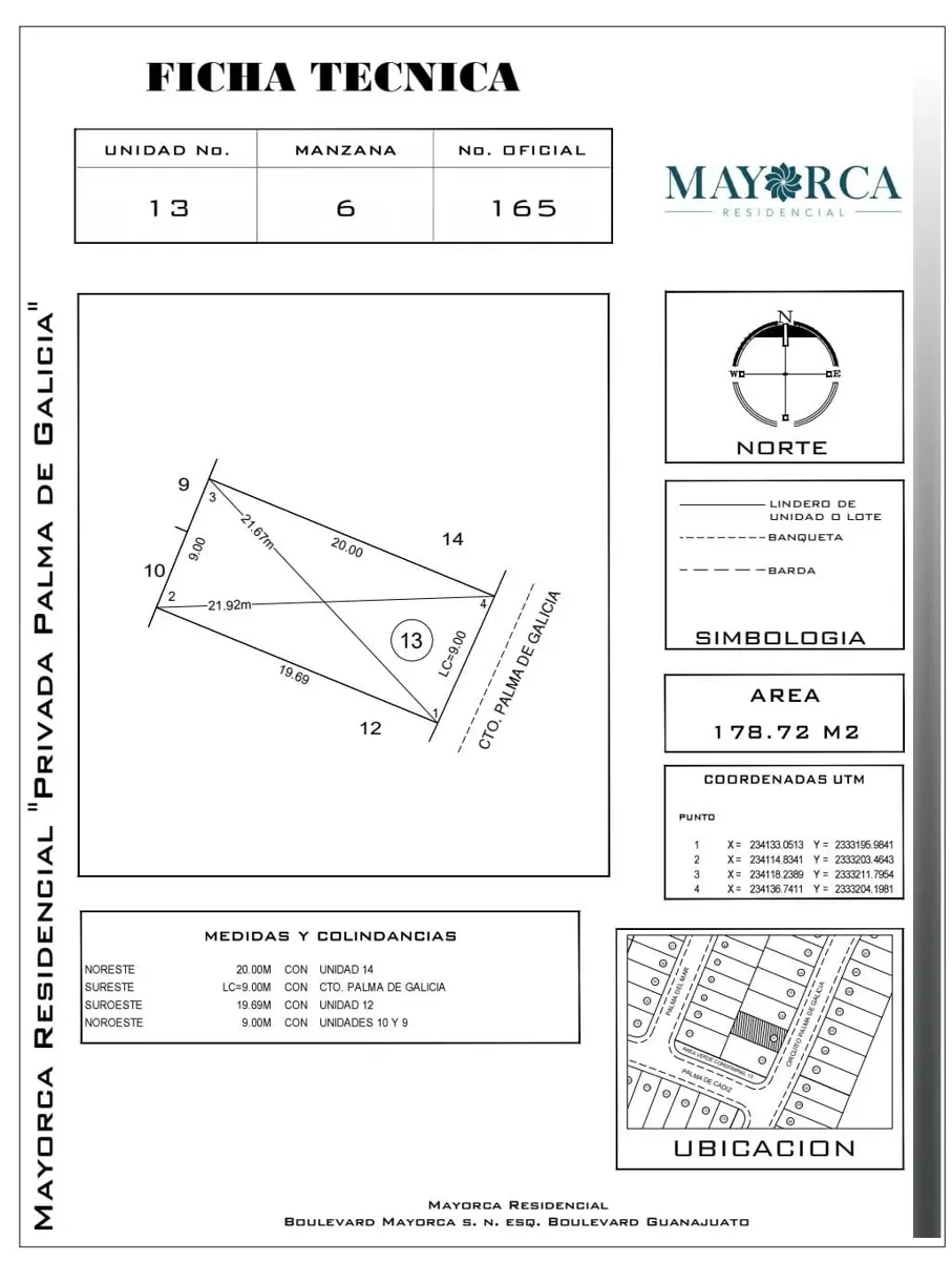 Terreno en venta en Mayorca Residencial, León — foto 1 de 2