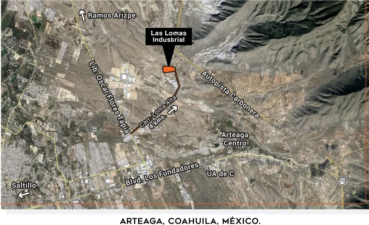Terreno en venta en Loma Alta, Arteaga — foto 1 de 3