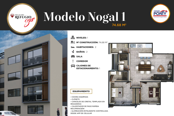 Departamento en venta en Villas del Refugio, El Marqués — foto 2 de 15