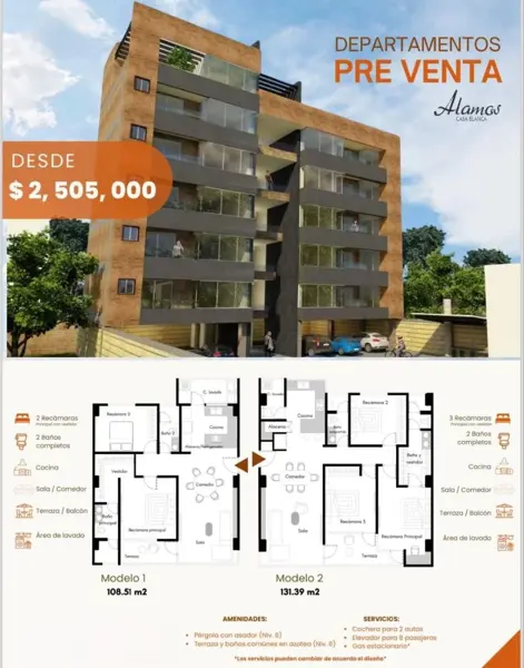 Departamento en venta en Zerezotla, San Pedro Cholula — foto 3 de 3