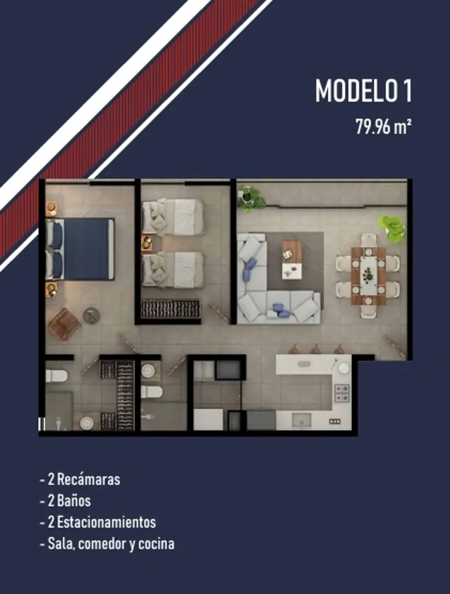 Departamento en venta en Nueva Galicia Residencial, Tlajomulco de Zúñiga — foto 1 de 14