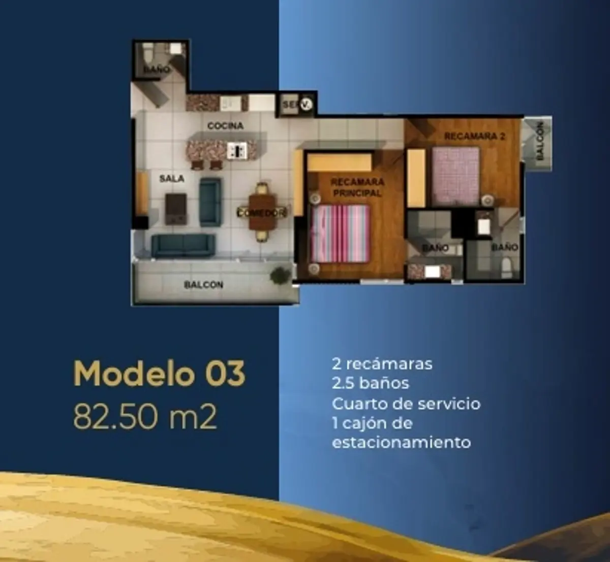 Departamento en venta en Chapalita, Guadalajara — foto 1 de 7